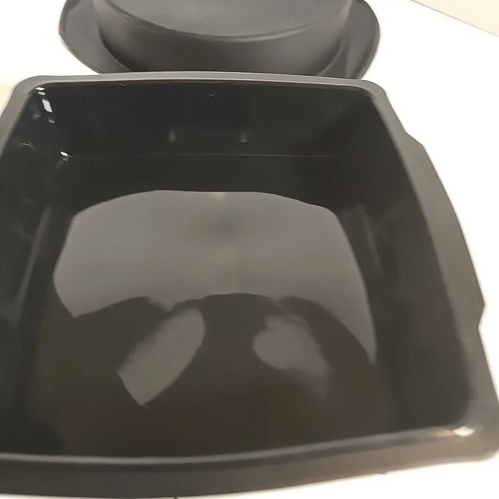 NuWave Silicone Bakeware Baking Set 8x8 Pan Divider Ring & 9